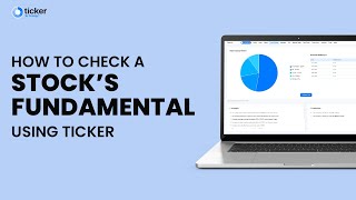 Everything about any Stock in one Place  How to find a stocks fundamentals  Ticker Tutorial [upl. by Hellah]