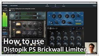 Distopik Precision Series Brickwall Limiter Tutorial [upl. by Zane]