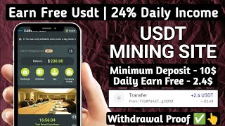 very nice platform best investment best earning app today free withdraw USDT every trx [upl. by Airret]