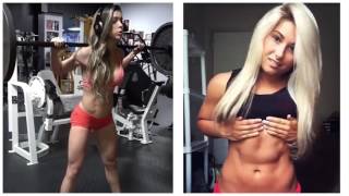 Anllela Sagra Vs Carriejune Anne Bowlby → Workout Exercises [upl. by Enovaj436]