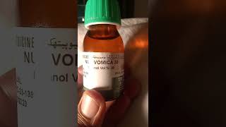 Nux vomica 30 drops best homophtic Medicine [upl. by Annayek]