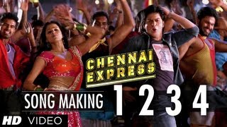 quot1234 Get on the Dance Floorquot Song Making Chennai Express  Shah Rukh Khan amp Priyamani [upl. by Anirtruc]