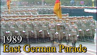 1989 East German Military Parade  40 Jahre DDR [upl. by Carrie]