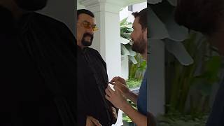 Steven Seagal interview gone wrong [upl. by Hnoj]