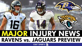 Ravens vs Jacksonville Jaguars Injury Report Top Matchups Players To Watch amp NFL Week 15 [upl. by Ettennal125]