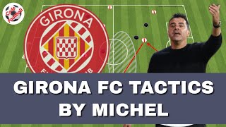 Girona FC tactics by Michel 20232024 [upl. by Eahc]