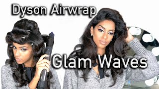 Glam Waves With the Dyson Airwrap  TUTORIAL  ARIBA PERVAIZ [upl. by Rennat67]