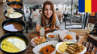 EPIC Romanian Food Tour🇷🇴 Market tour  Street Food in Bucharest Romania [upl. by Harim531]