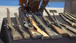 Nearly 200 weapons firearms surrendered in Halton amnesty initiative [upl. by Aihsotan]