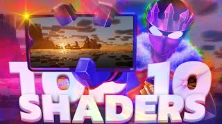 Top 10 LOS SHADERS MÁS REALISTAS SHADERS para Minecraft Bedrock 121☢️PE ANDROID Windows e IOS [upl. by Sorcim965]