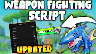 UPDATED Weapon Fighting Simulator Script PASTEBIN 2023 GET UGC EQUIP BEST HATCH EGG FARM [upl. by Nollat]