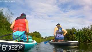 Ebridge Pond  North Walsham amp Dilham Canal Norfolk Paddleboarding [upl. by Vanya306]