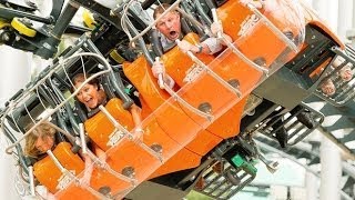 Flamingo Land Hero roller coaster POV 1080p HD [upl. by Robena31]