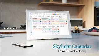 Skylight Calendar  The smart touchscreen calendar amp organizer making family life more manageable [upl. by Schoenburg978]