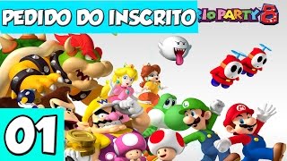 Pedido do Inscrito 01  Mario Party 8 com Birdo Luigi e [upl. by Chloris]