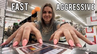 FAST amp AGGRESSIVE ASMR IN PUBLIC 👀 [upl. by Adnawt]