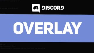 How to Enable and Use the Discord Overlay [upl. by Retseh]