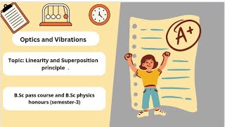 linearity and principle of superposition Bscsem3 [upl. by Yazbak]