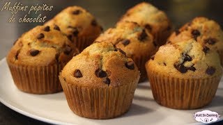 Recette des Muffins aux Pépites de Chocolat [upl. by Nbi]