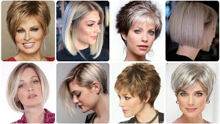 TOP MELHORES CORTES CABELO CURTO FEMININO PARA MULHERES MODERNAS 50 ANOS  HAIR DESIGN IDEAS [upl. by Notnirt]