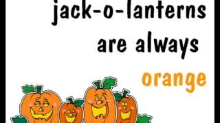 Color O R A N G E orange Kindergarten [upl. by Layton]