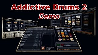 Addictive Drums 2 demo  Metal Funk Rock Jazz Hiphop [upl. by Ylnevaeh]