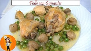 🍗 Pollo con Guisantes  Receta de Cocina en Familia [upl. by Pren]