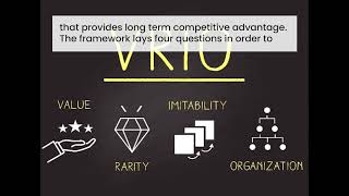 The VRIO Framework is an analysis tool designed to identify and protect the competencies [upl. by Vogel802]