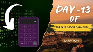 Day 13 of 100 Days of Code  Complete Calculator with HTML CSS amp JavaScript [upl. by Nohsed]