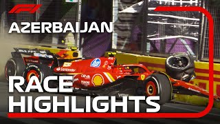 Race Highlights  2024 Azerbaijan Grand Prix [upl. by Strickler286]