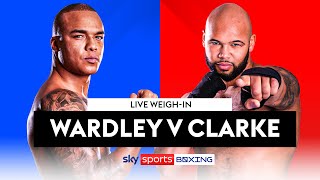 FABIO WARDLEY VS FRAZER CLARKE ⚖️  Live WeighIn [upl. by Stochmal116]