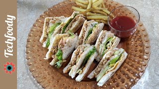 quotTechFoodys Quick amp Tasty Club Sandwich Recipe Simple Delights for Your Lunchtime Cravingsquot [upl. by Aztiray]