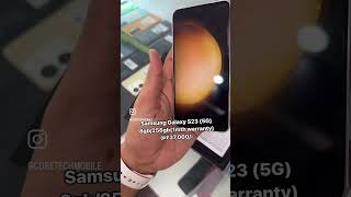 Samsung Galaxy S23 5G 256gb ₹37000 coretechmobile mobilestore smartwatch usedmobile unboxing [upl. by Arytal]