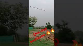 one step javelin throw🔥🔥 shorts 🔥trending 🔥 javelinthrow Vikrantgurjarthrower [upl. by Sitoel]