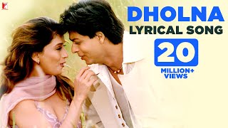 Dholna  Lyrical Song  Dil To Pagal Hai  Shah Rukh Khan Madhuri Dixit  Lata Udit  Anand Bakshi [upl. by Dnalloh]