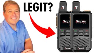 Rapid Radios Review Long Distance Two Way Radios [upl. by Nnaytsirk]