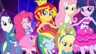 Equestria Girls  Dance Battle In MLP Magic Princess  Fluttershy [upl. by Nuahsor273]