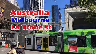 Australia MelbourneLa Trobe st [upl. by Ehpotsirhc]