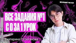 Все типы заданий №1 ЕГЭ по химии 2024 с 0 за 1 урок  Екатерина Строганова [upl. by Baruch]