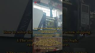 How to solve the injection machine screw slipping plasticmachine injectionmachine machinery [upl. by Stoll]