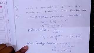 Relative Error Absolute Error Absolute Percentage Error example [upl. by Liw]