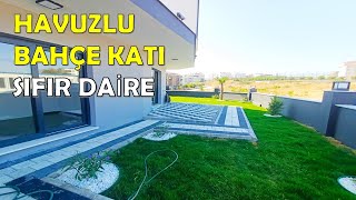 SATILDIDidimde Havuzlu Bahçe Katı Satılık Daire Didim Satılık DaireDidim EmlakDaire Turu [upl. by Aubine]