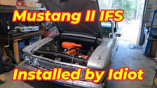 HELIX Mustang II IFS installation into 1962 Mercury Comet falcon VPT [upl. by Nahpets]