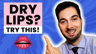 How To Get Rid Of Chapped Dry Lips and Home Remedy [upl. by Efinnej]