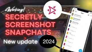 NEW Secretly screenshot Snapchat’s without them knowing 2024 Updated [upl. by Nomae327]