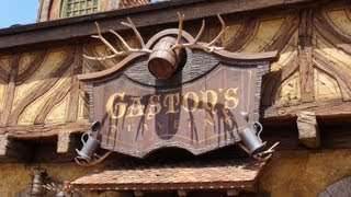 Disneys Gastons Tavern New Fantasyland Magic Kingdom Disney World HD Pandavision [upl. by Rafaello]