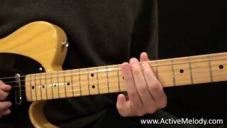 An Easy Guitar Solo in the Major Pentatonic Scale Key of E [upl. by Mimajneb7]