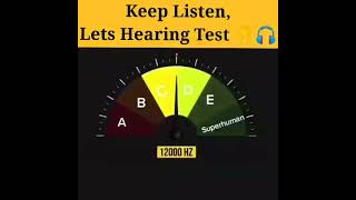 hearing test frequency shorts bodyinsight new [upl. by Namlas]