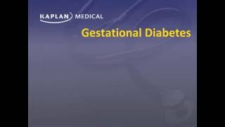 USMLE® Step 2 Obstetrics amp Gynecology Gestational Diabetes [upl. by Ormiston]