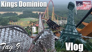 Vlog Kings Dominion  Leerer Park Regen und Greyouts in Virginia  American Giga Tour Tag 9 [upl. by Jon]